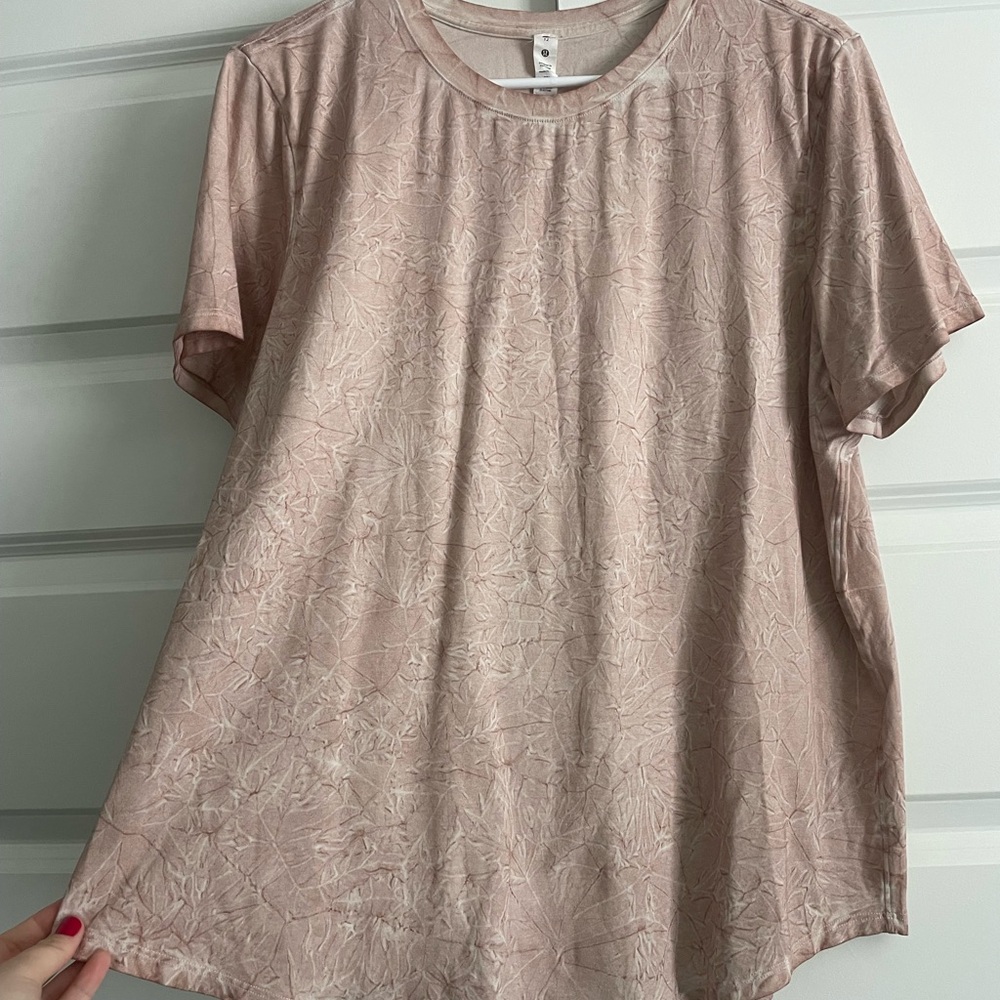 Lululemon Love Crewneck Smoky Topaz Short Sleeve 12